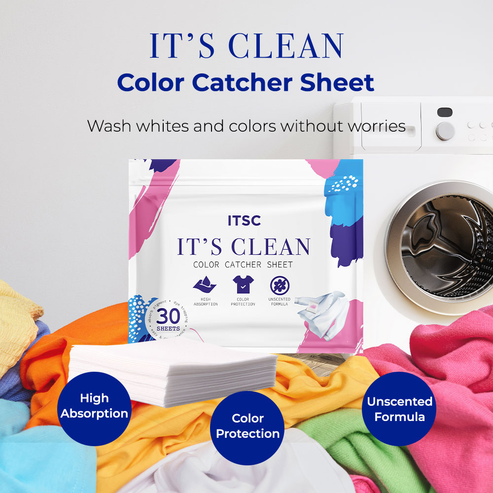 evershine Color Catcher Sheets for Laundry 30 Sheets 